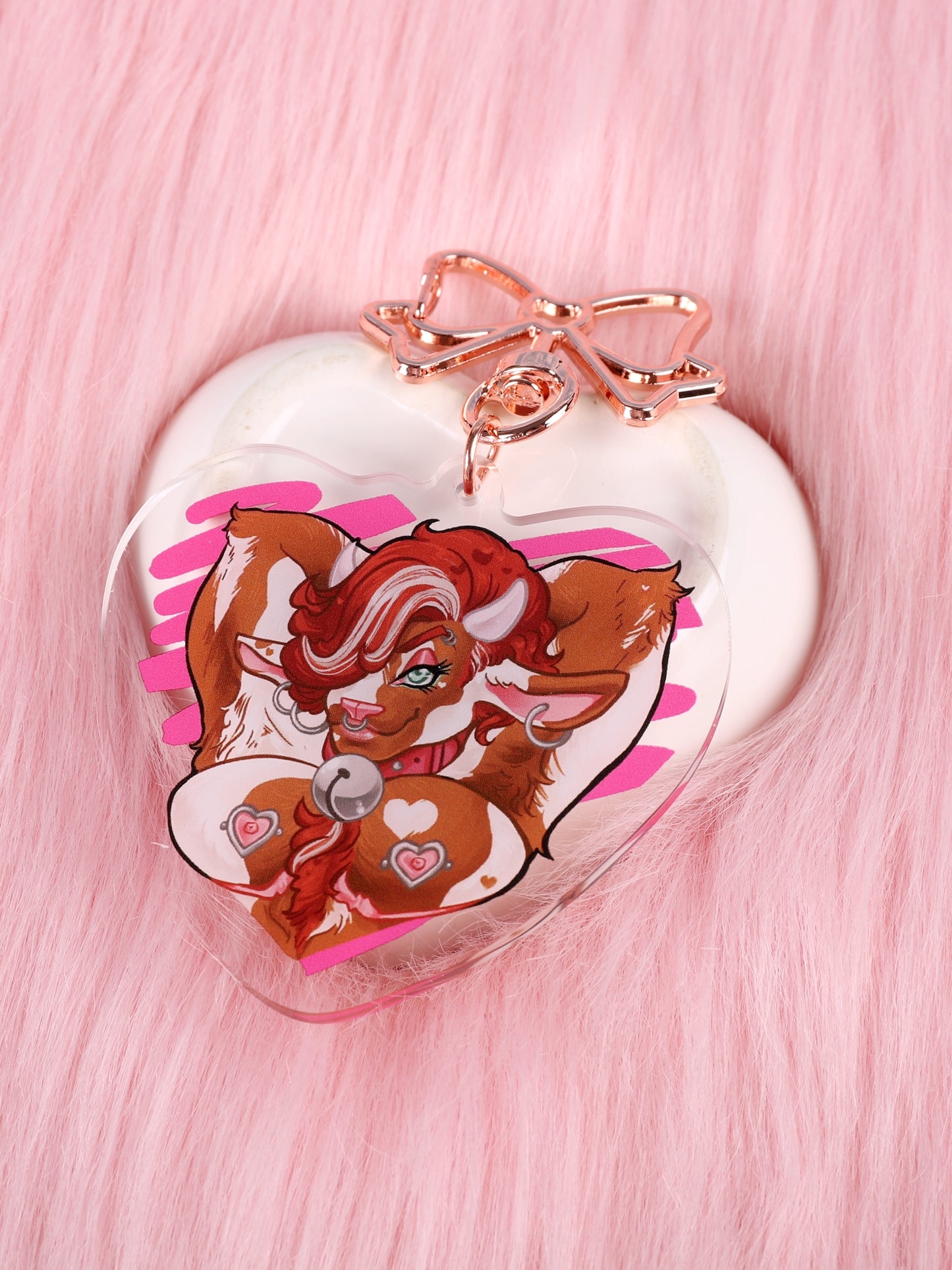 Venom and Vice Mascot Acrylic Keychain