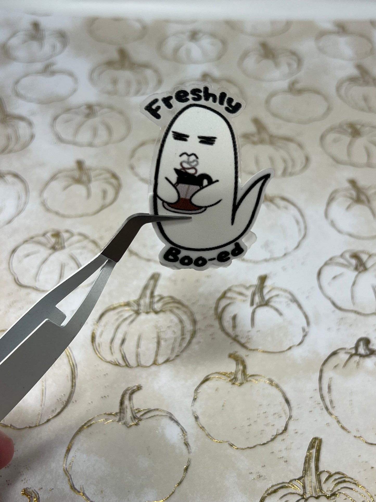 Coffee Ghost Sticker