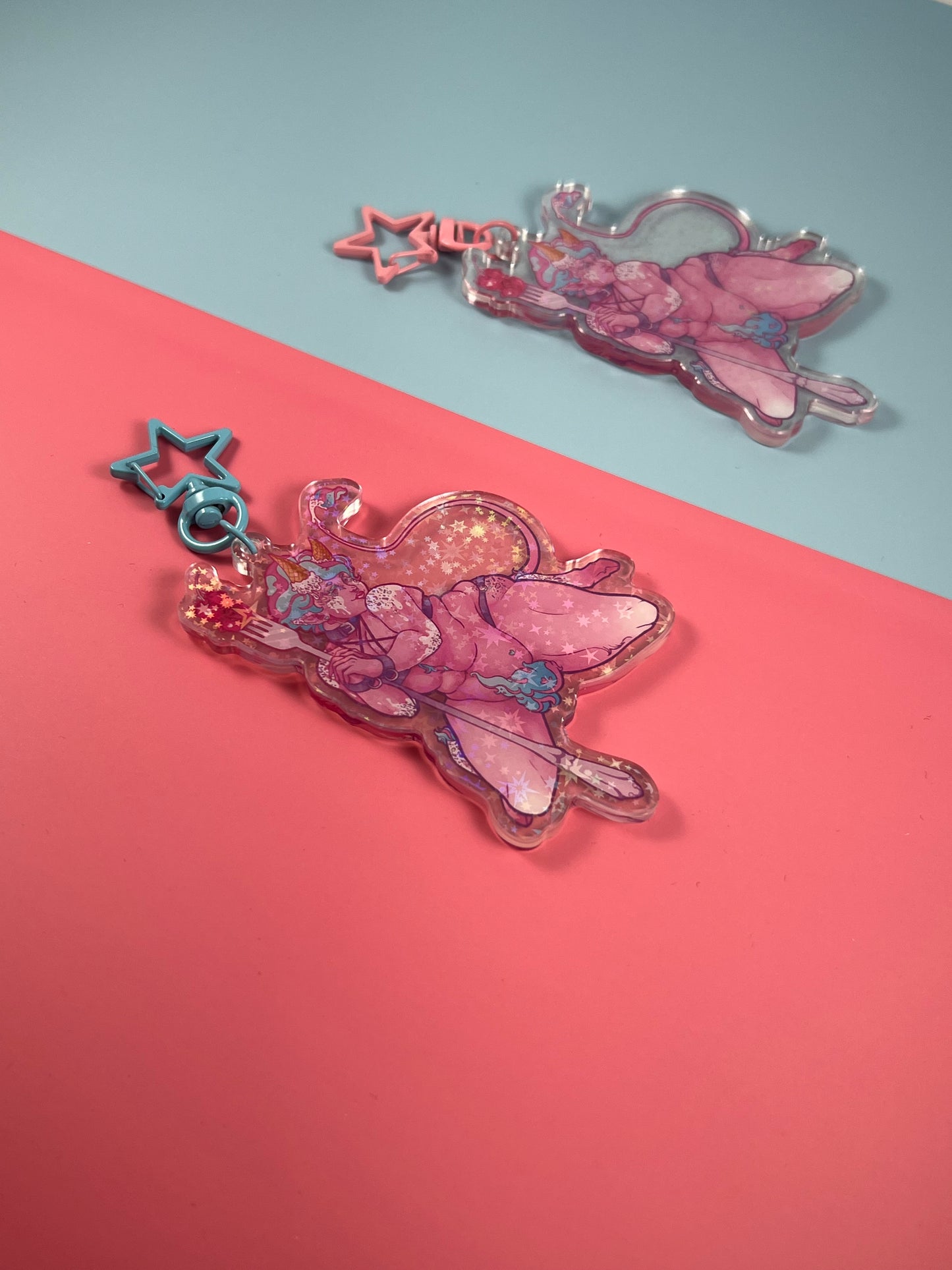 Ice Cream Pride Demon Acrylic Keychain