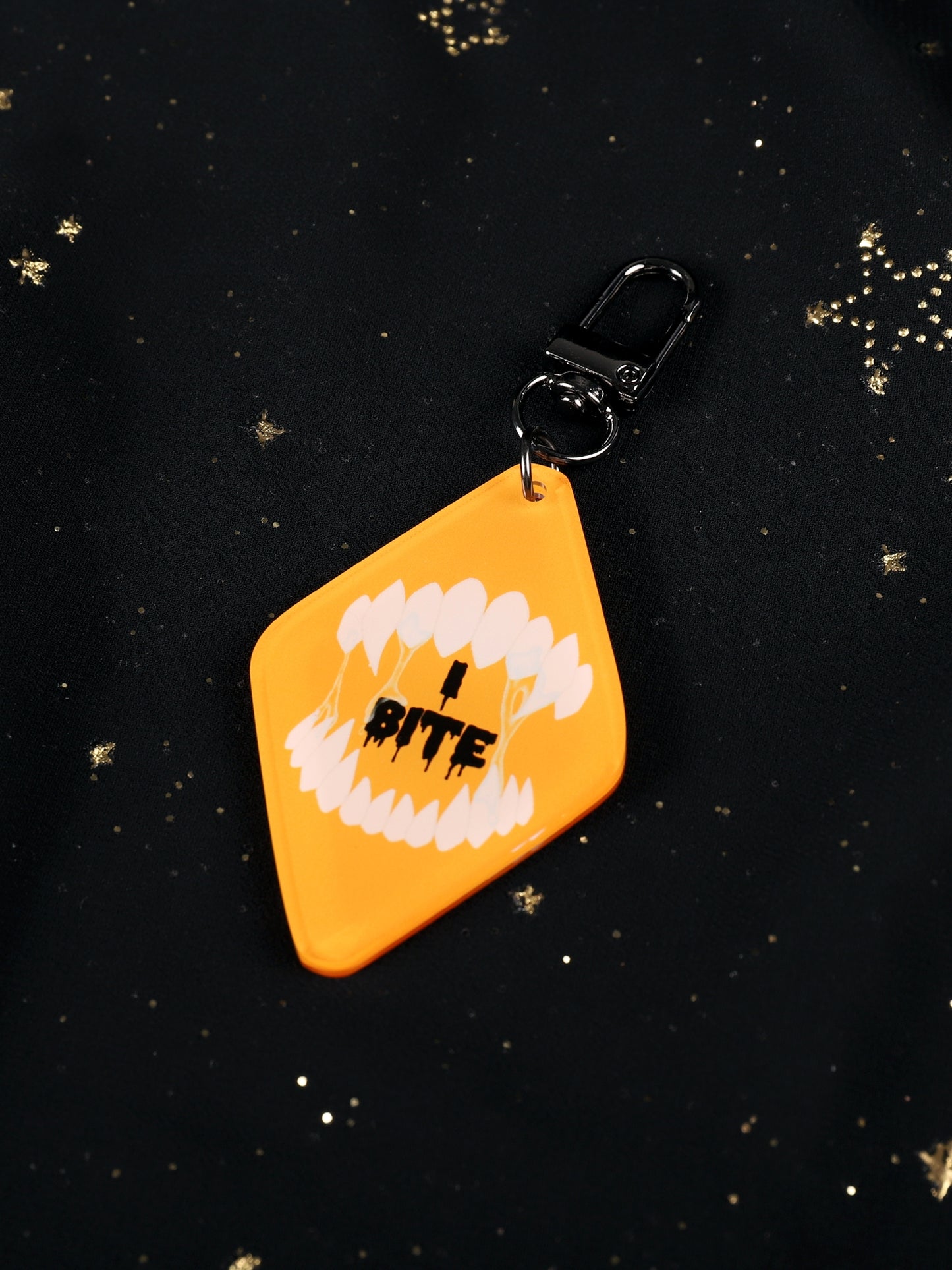 I Bite Monster Acrylic Keychain