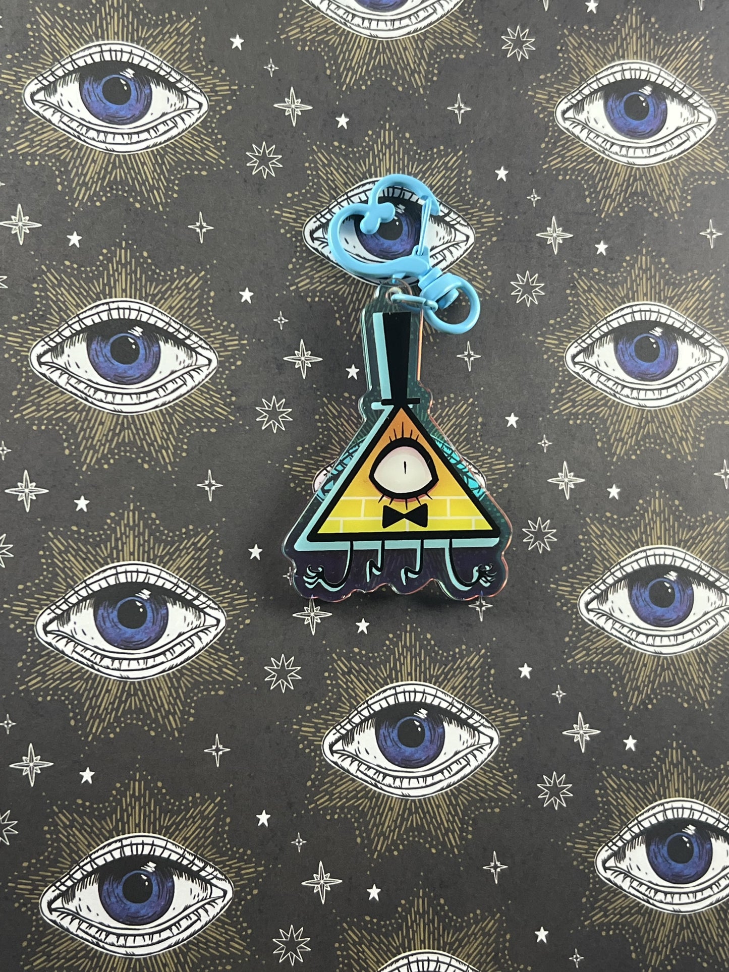 Bill Cypher Rainbow Holographic Keychain