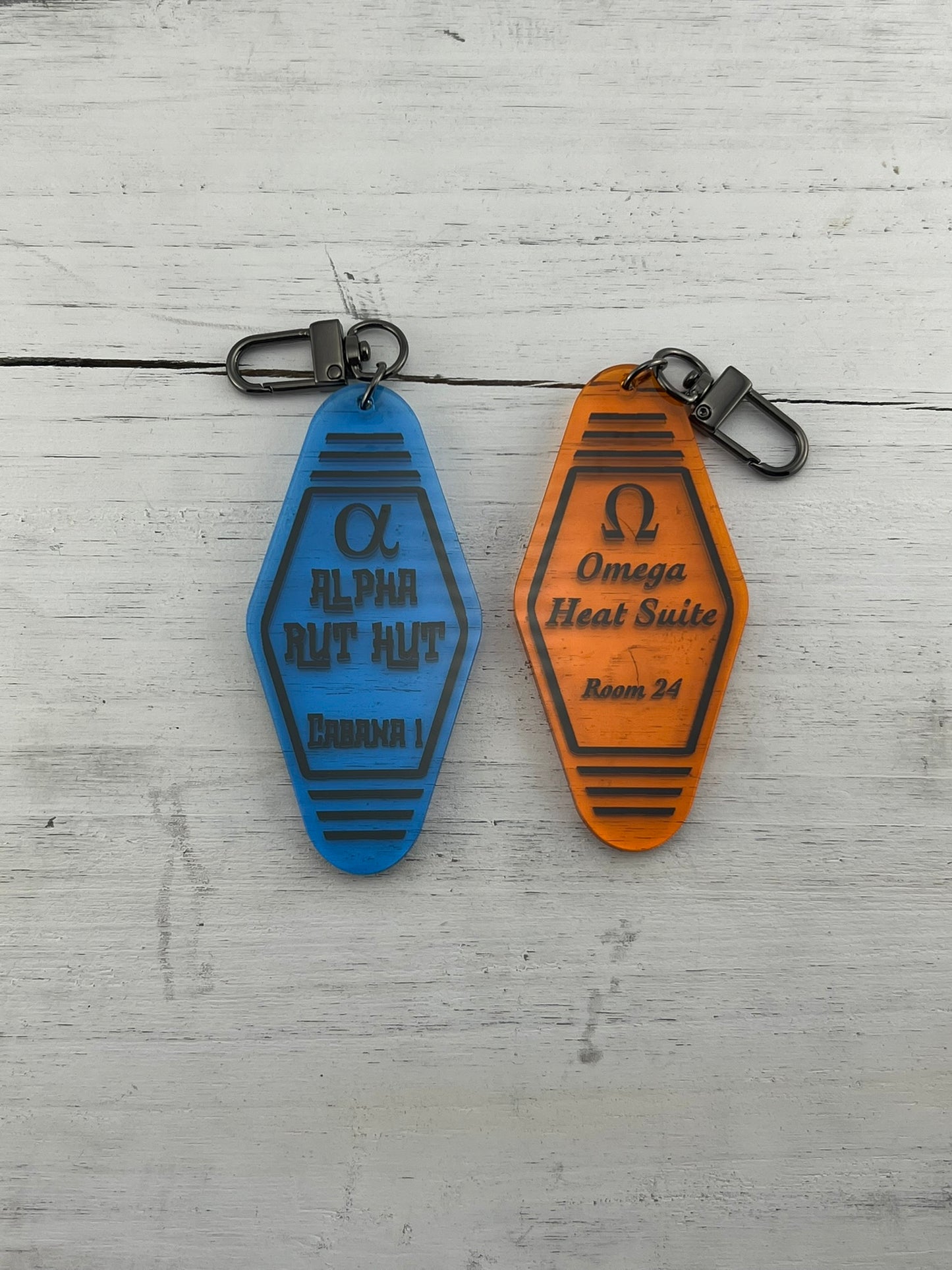Acrylic Hotel Key Keychain