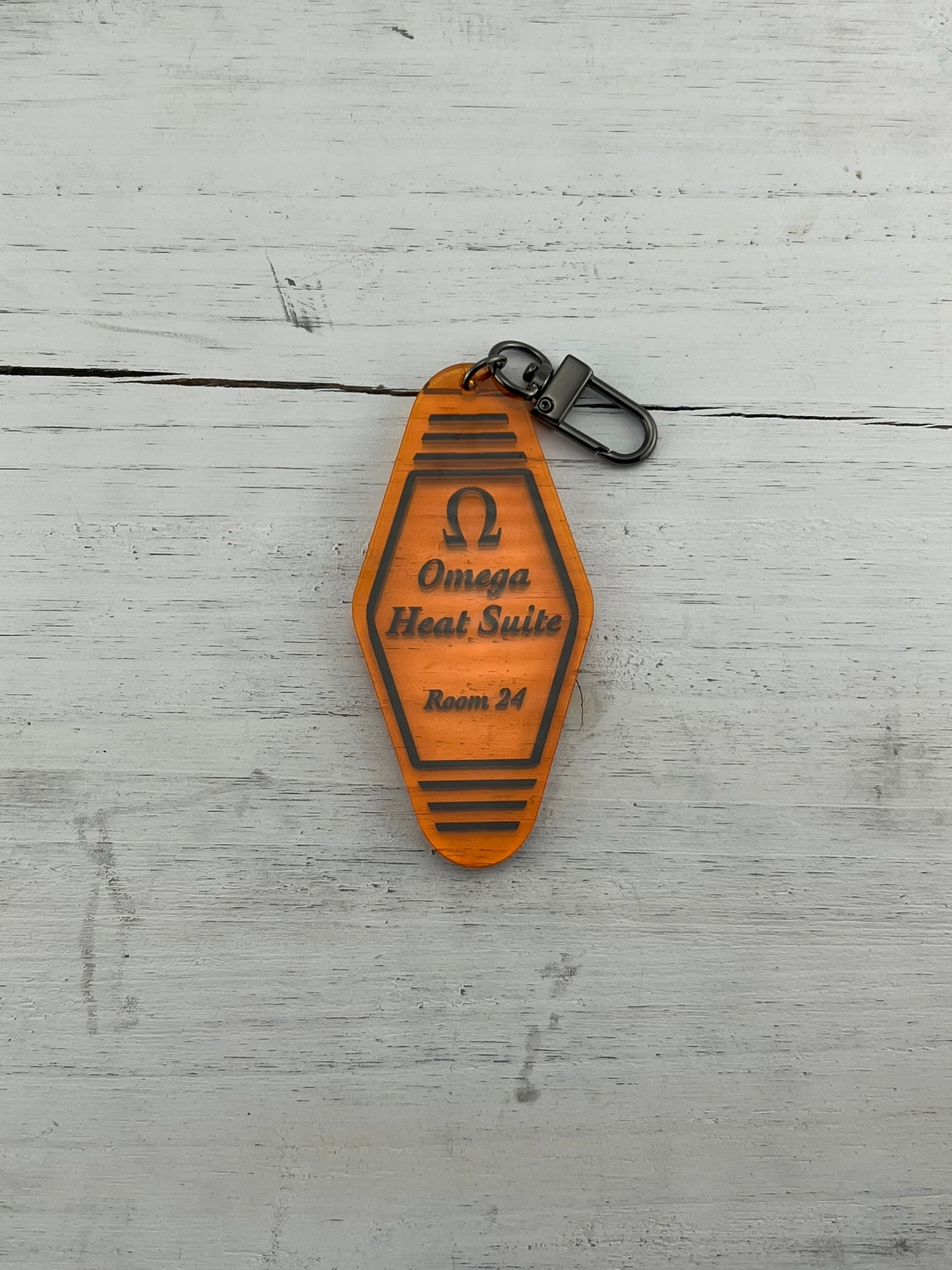 Acrylic Hotel Key Keychain