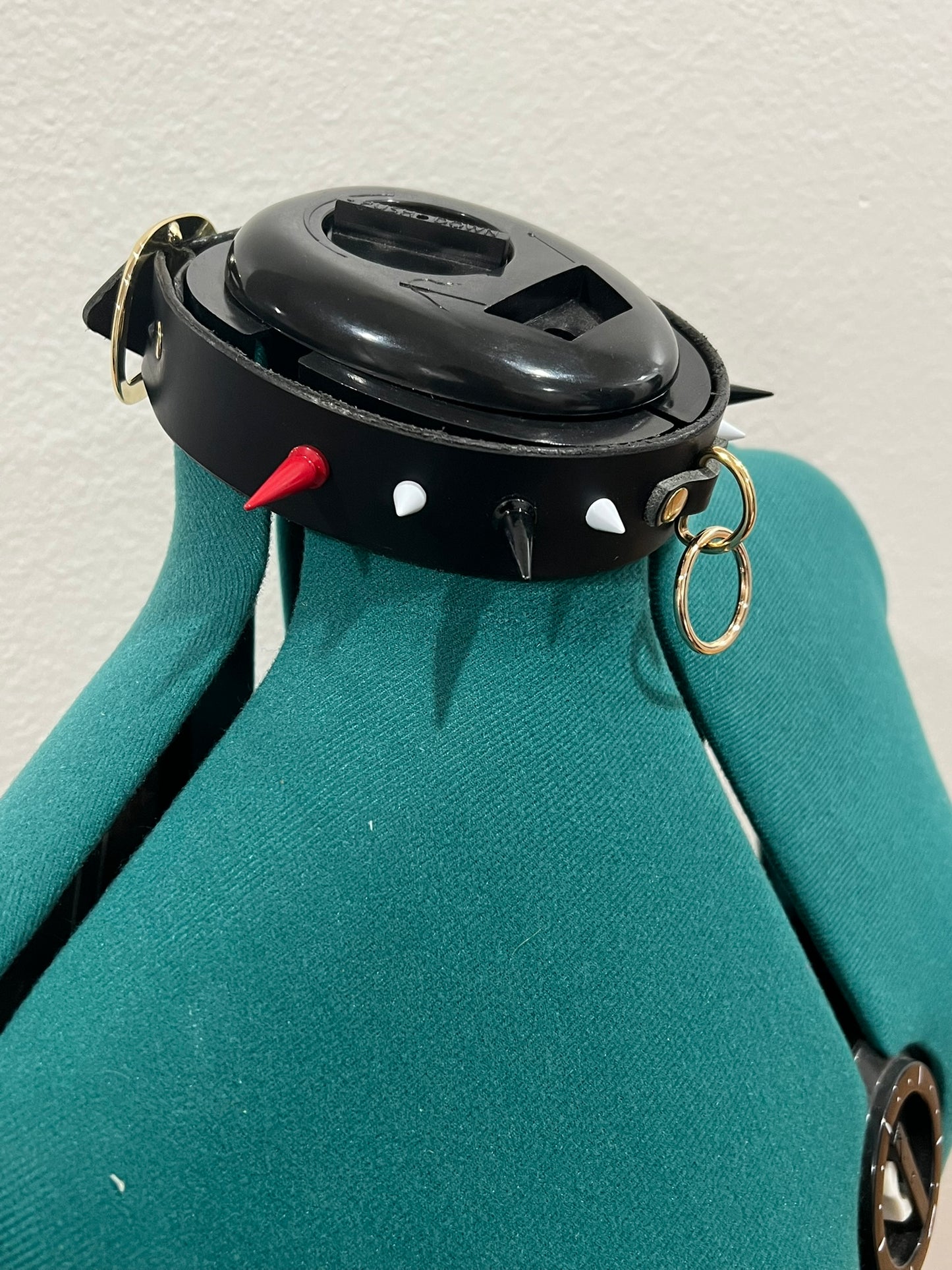 COMING SOON - "Circus Gun for Hire" Leather Choker Listing
