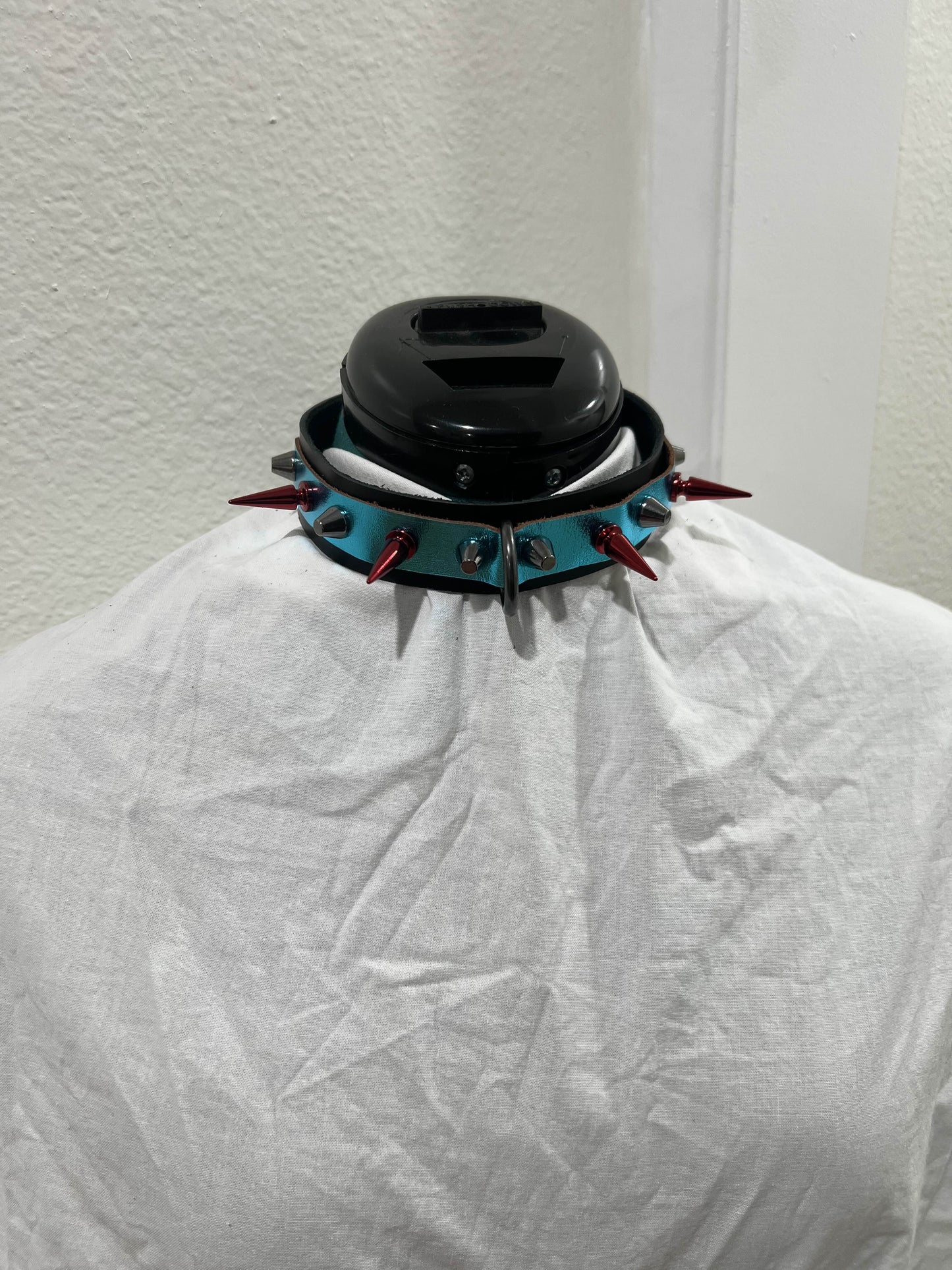 COMING SOON - "TV Shark" Leather Choker Listing - WIP