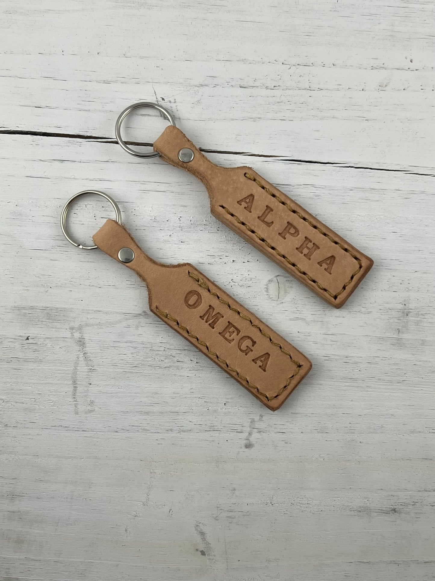 Convention Nostalgia Paddle Leather Keychain