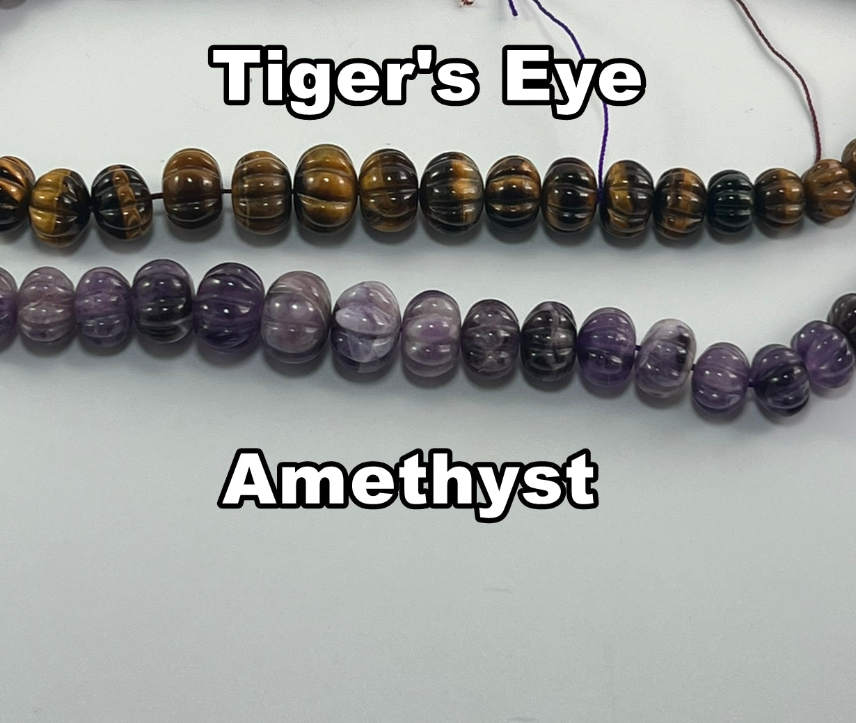 Pumpkin Beaded Bracelet