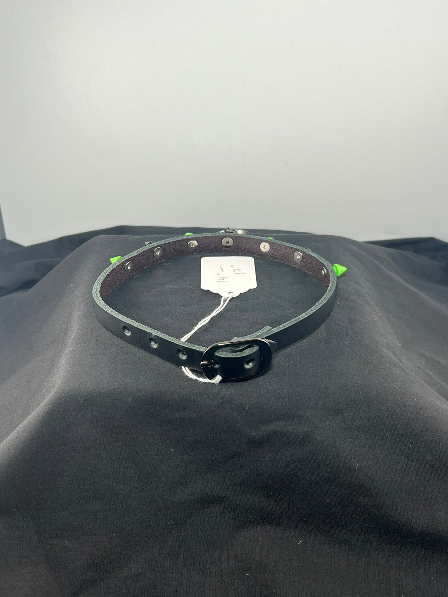 Halloween Charm Black Base Leather Choker