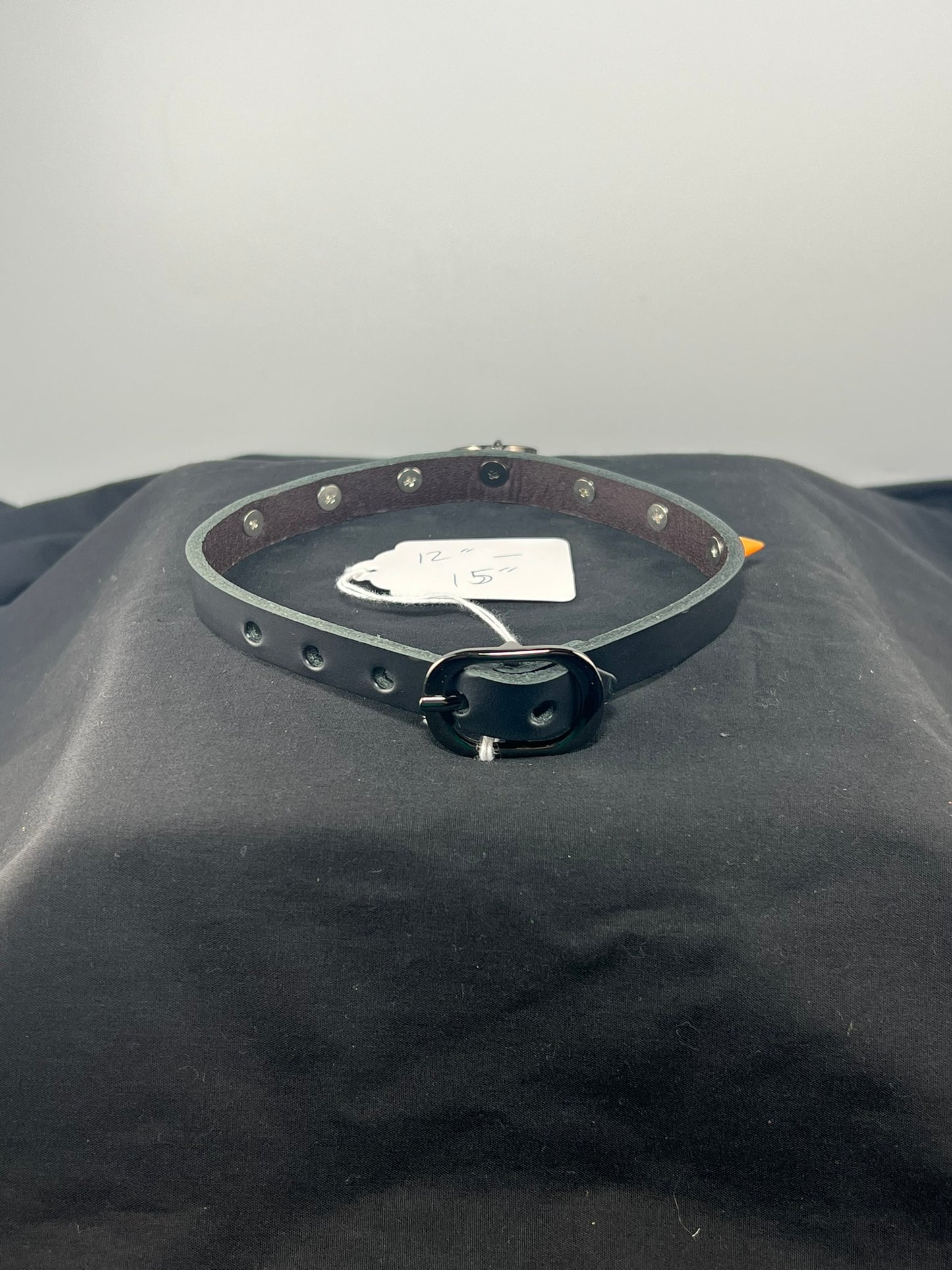 Halloween Charm Black Base Leather Choker