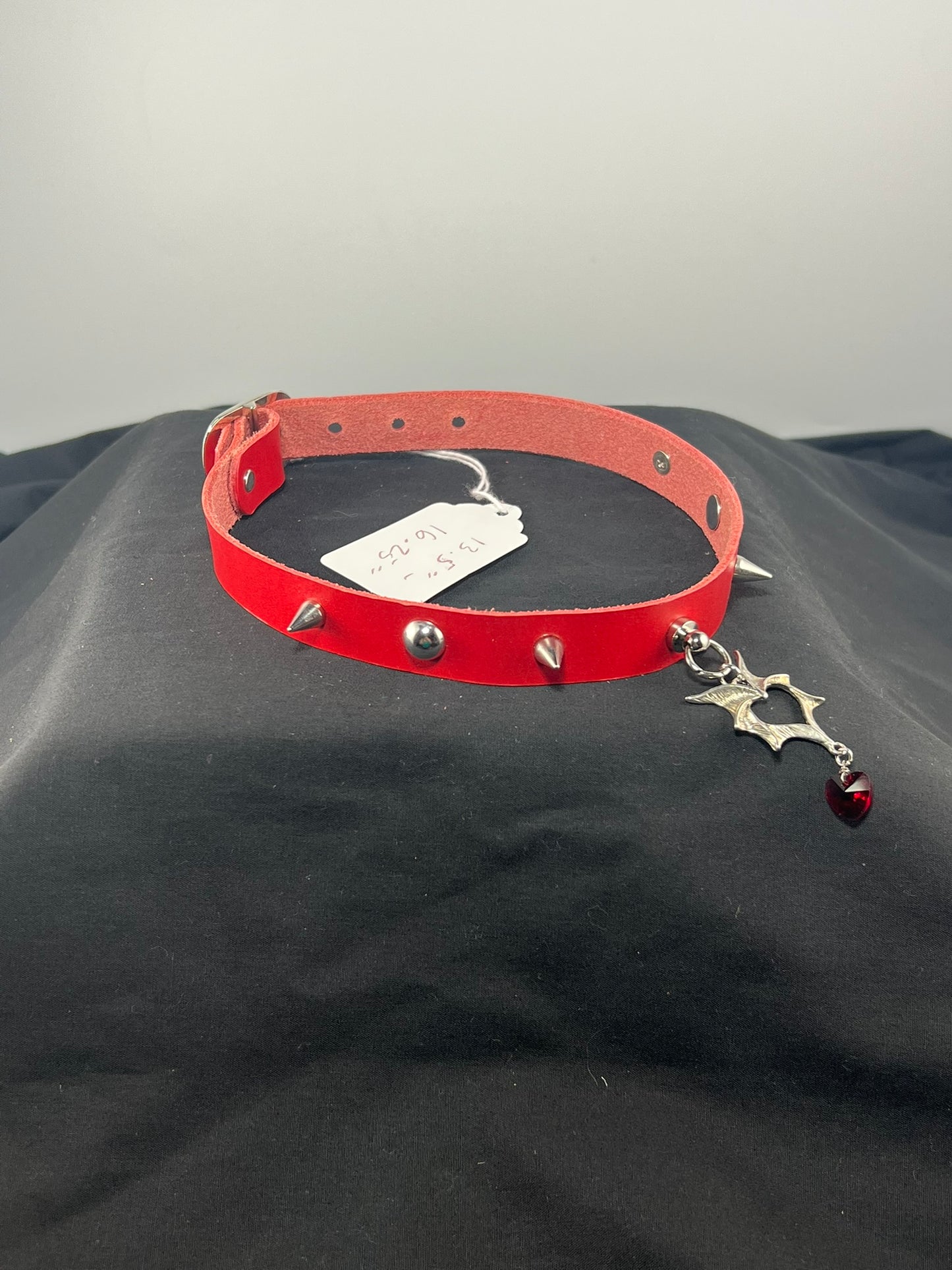 Charmed Demon Lover Red Leather Choker