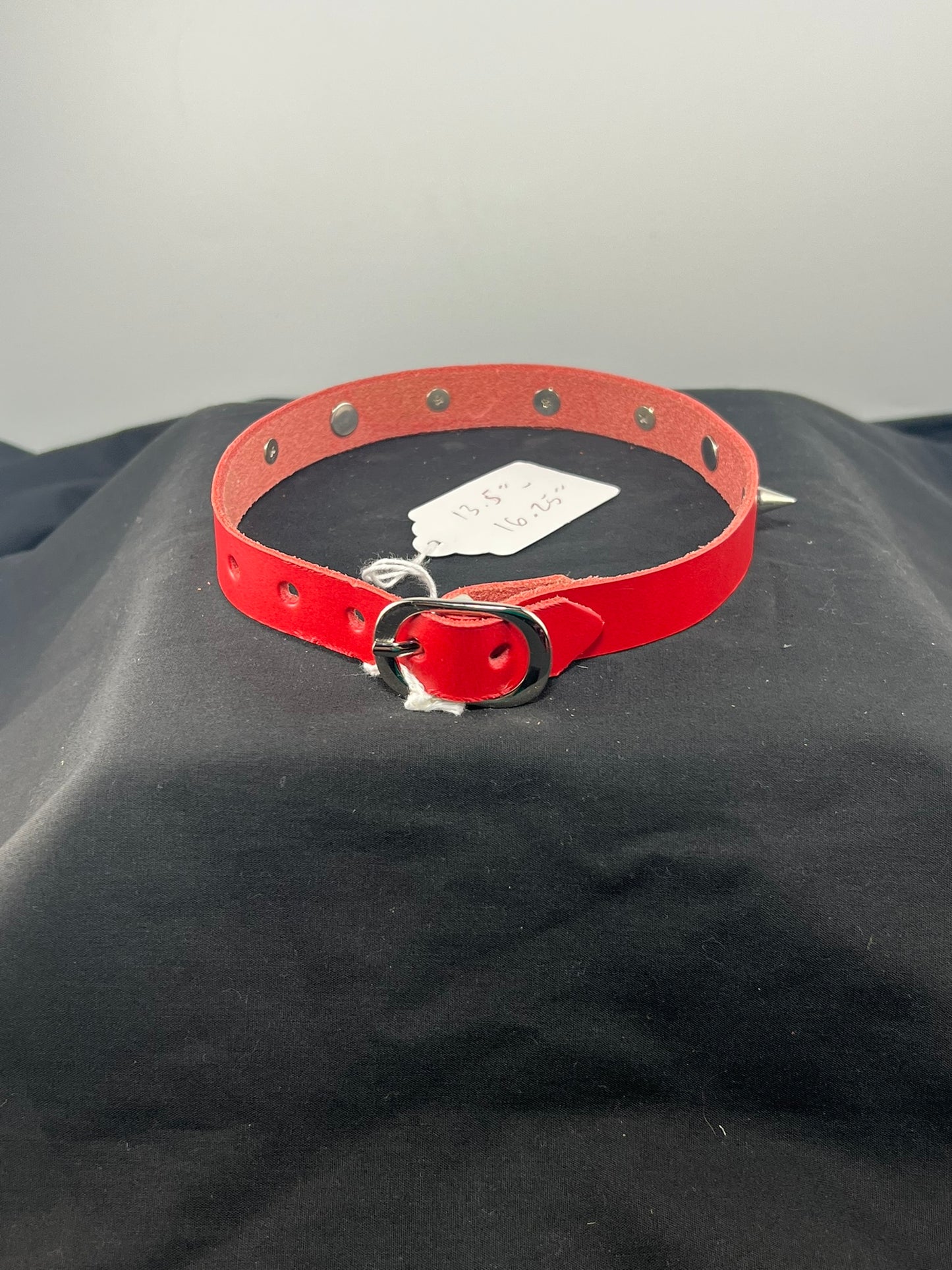 Charmed Demon Lover Red Leather Choker