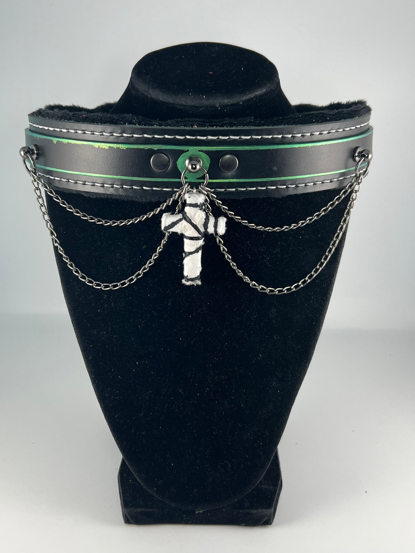 "Divine Punishment" Leather Collar
