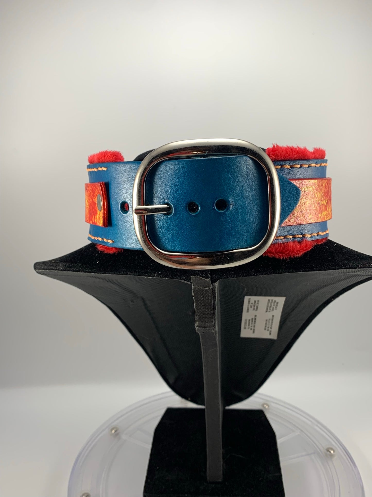 "Scorched" Leather Collar