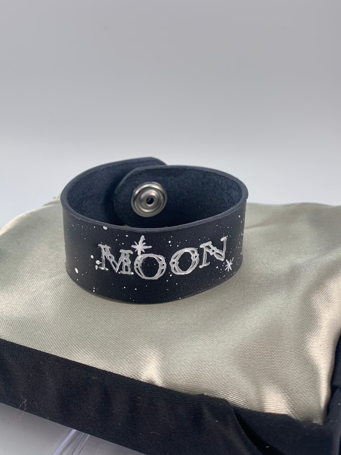 Sun and Moon Leather Bracelet Set
