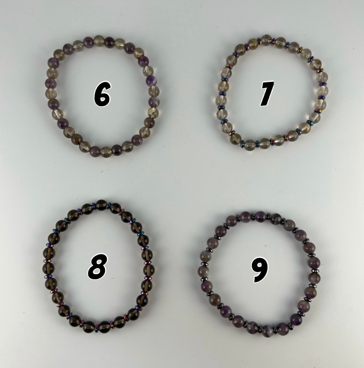 Grounding Semi Precious Beaded Bracelet