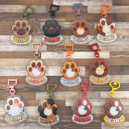 Brewed to Purrrfection Acrylic Keychains