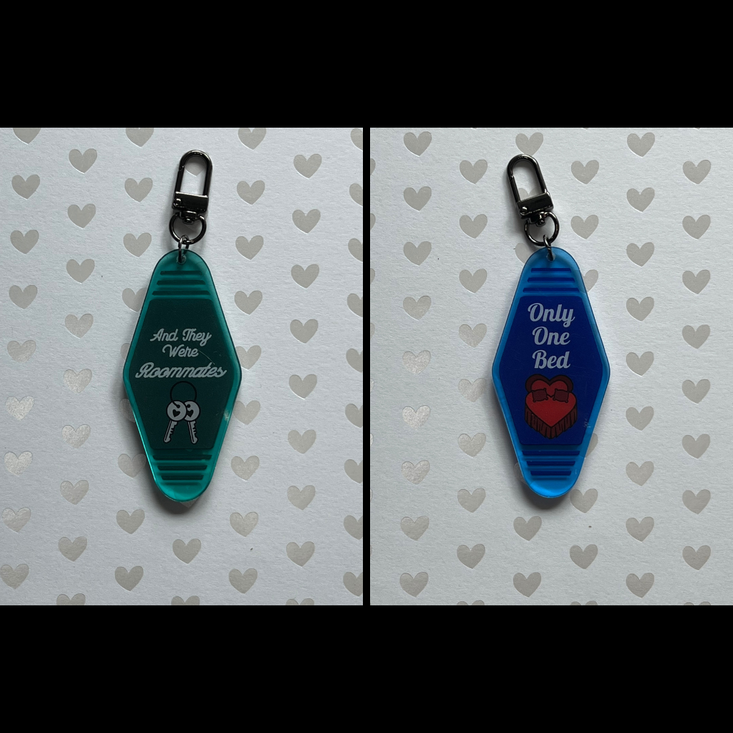 Acrylic Hotel Key Keychain