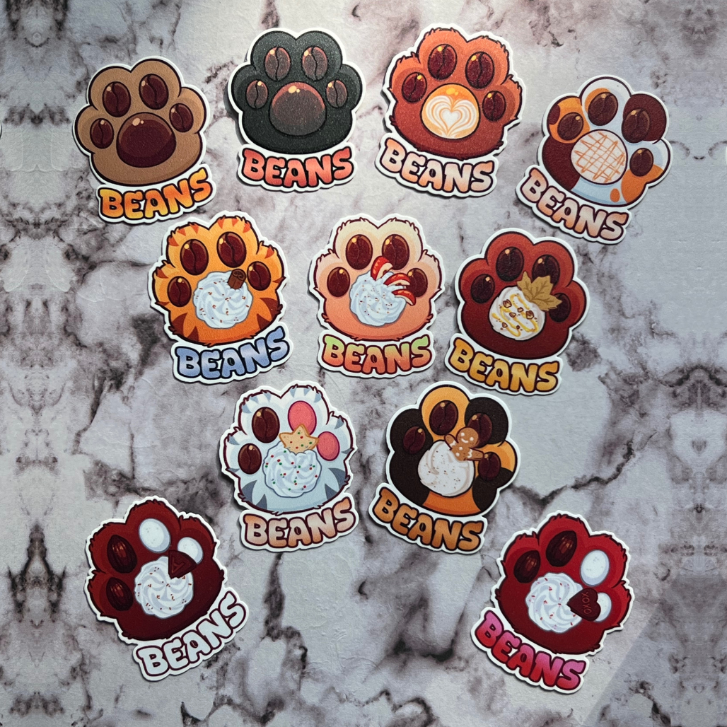 Brewed to Purrrfection Stickers
