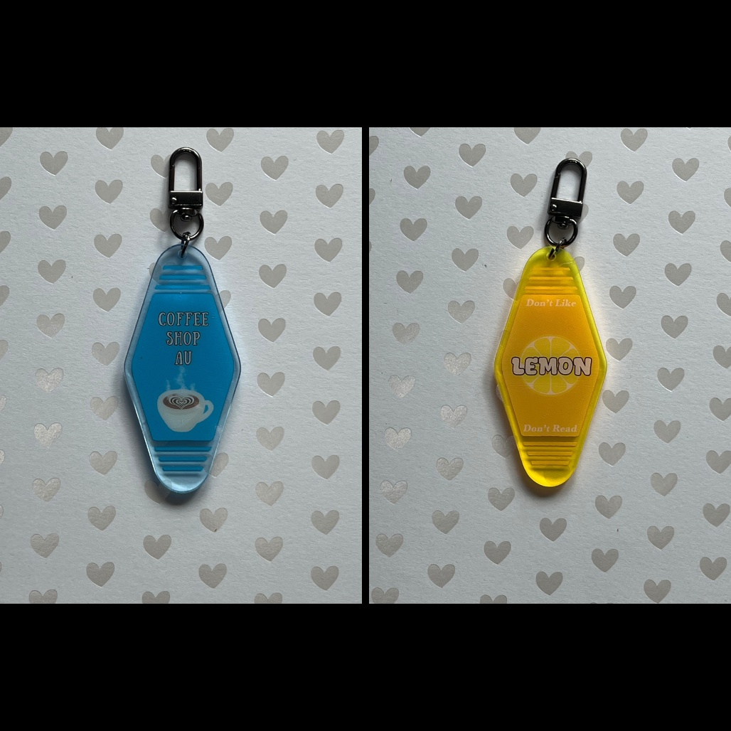 Acrylic Hotel Key Keychain