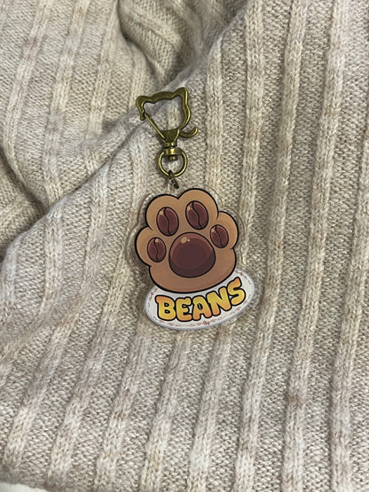 Brewed to Purrrfection Acrylic Keychains