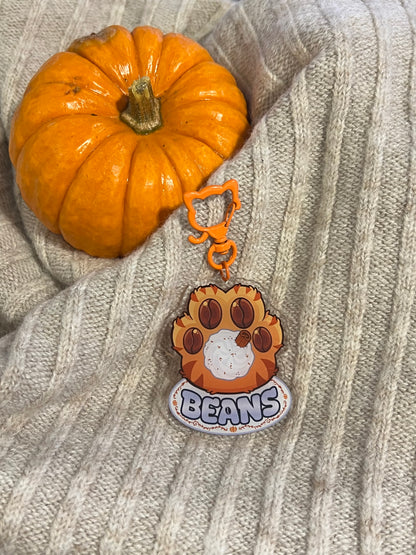 Brewed to Purrrfection Acrylic Keychains