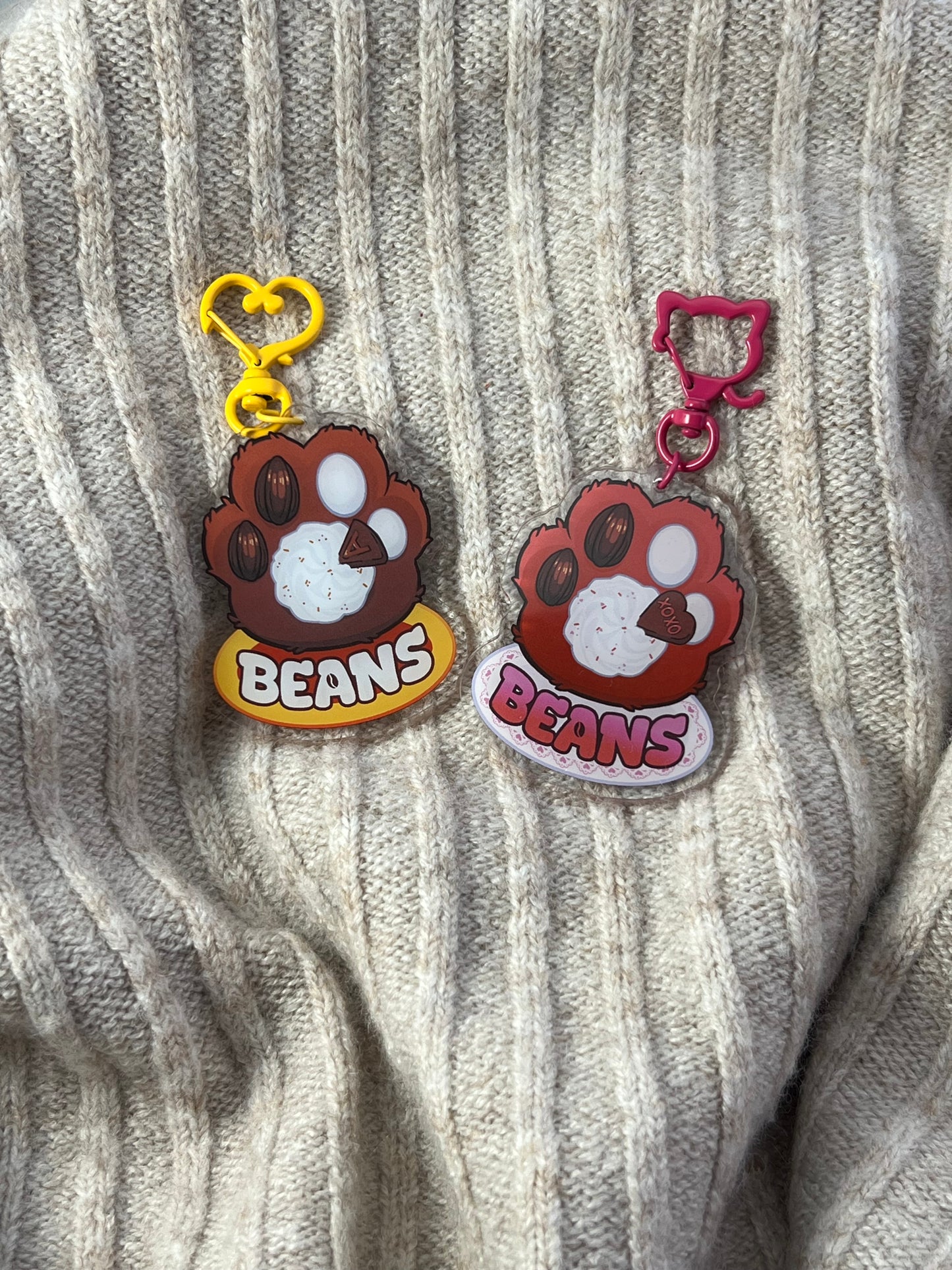 Brewed to Purrrfection Acrylic Keychains
