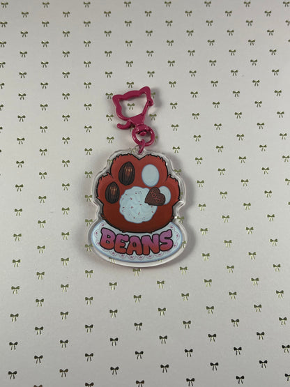 Brewed to Purrrfection Acrylic Keychains