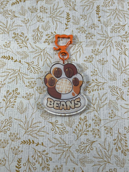 Brewed to Purrrfection Acrylic Keychains
