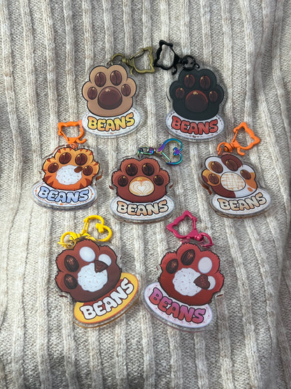 Brewed to Purrrfection Acrylic Keychains