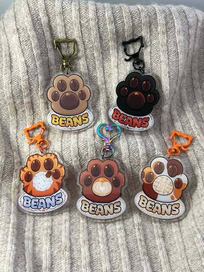 Brewed to Purrrfection Acrylic Keychains