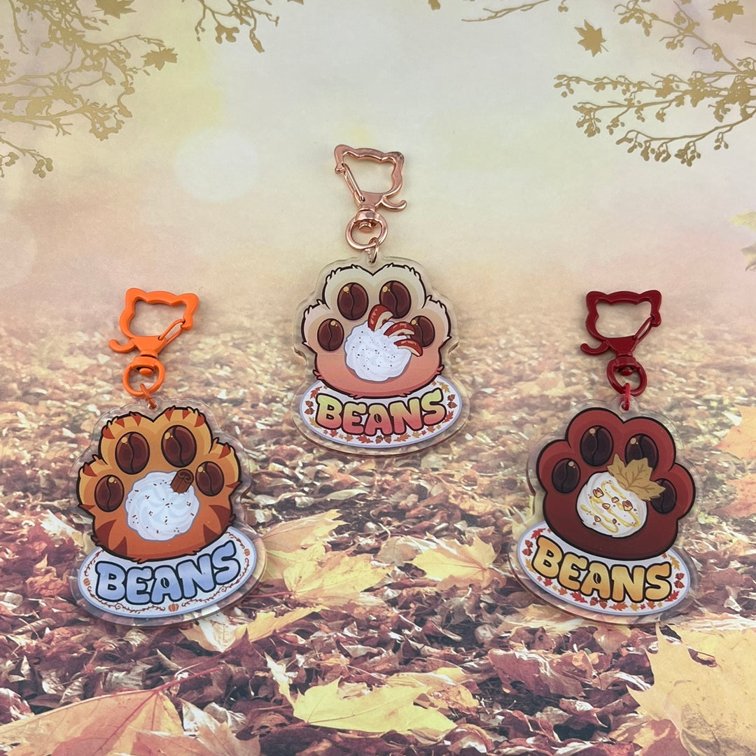 Brewed to Purrrfection Acrylic Keychains