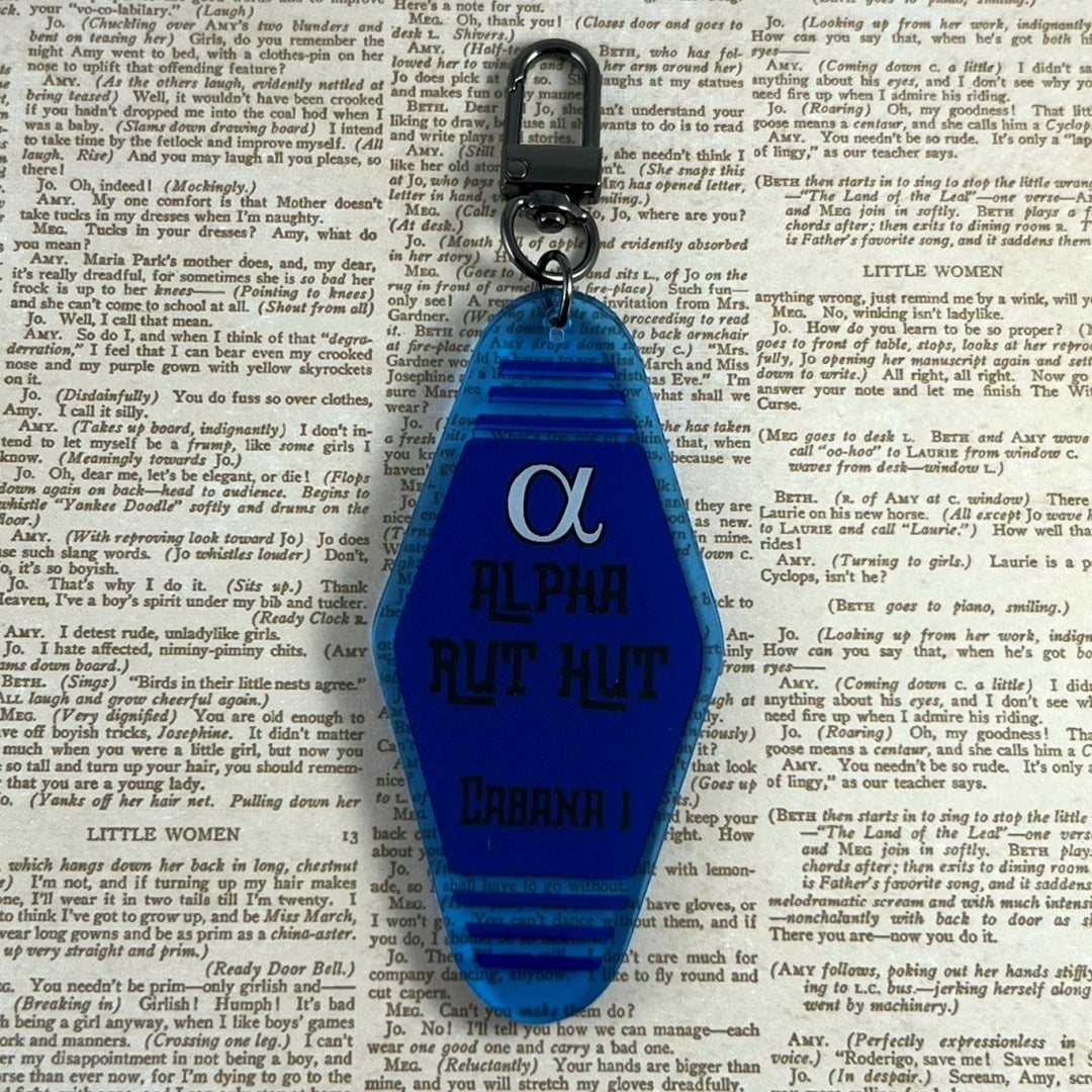 Acrylic Fandom Hotel Key Keychain