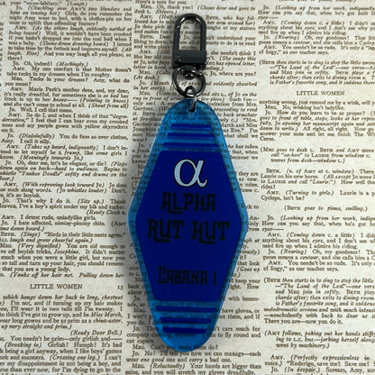 Acrylic Fandom Hotel Key Keychain