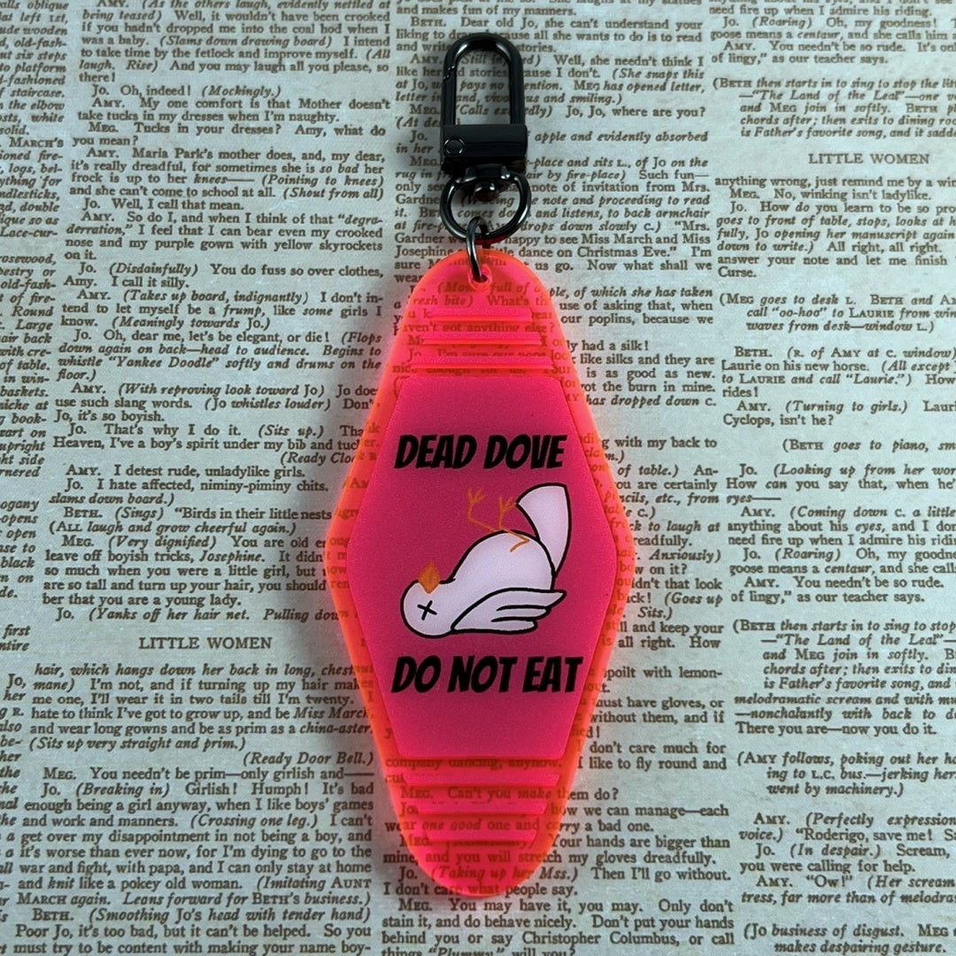 Acrylic Fandom Hotel Key Keychain