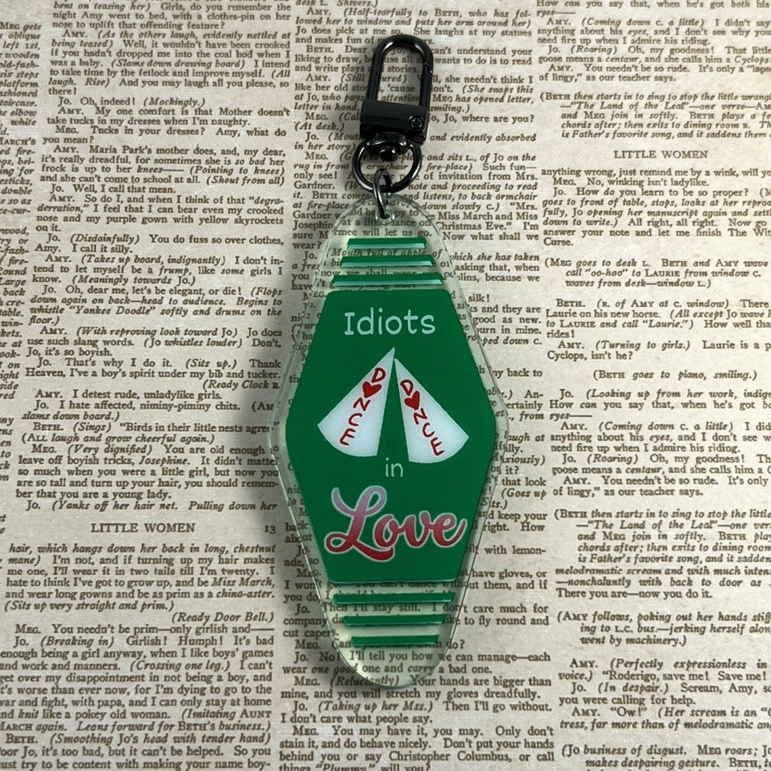 Acrylic Fandom Hotel Key Keychain