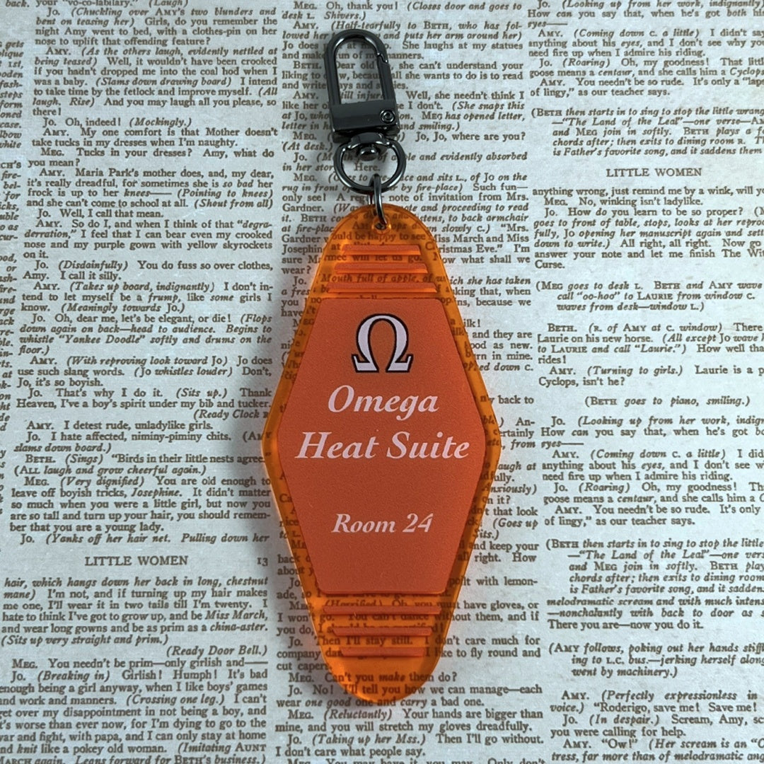 Acrylic Fandom Hotel Key Keychain