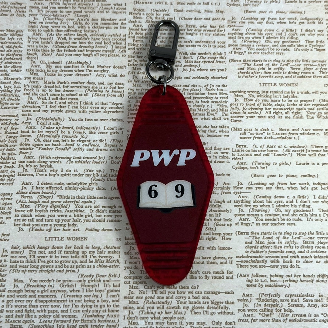 Acrylic Fandom Hotel Key Keychain