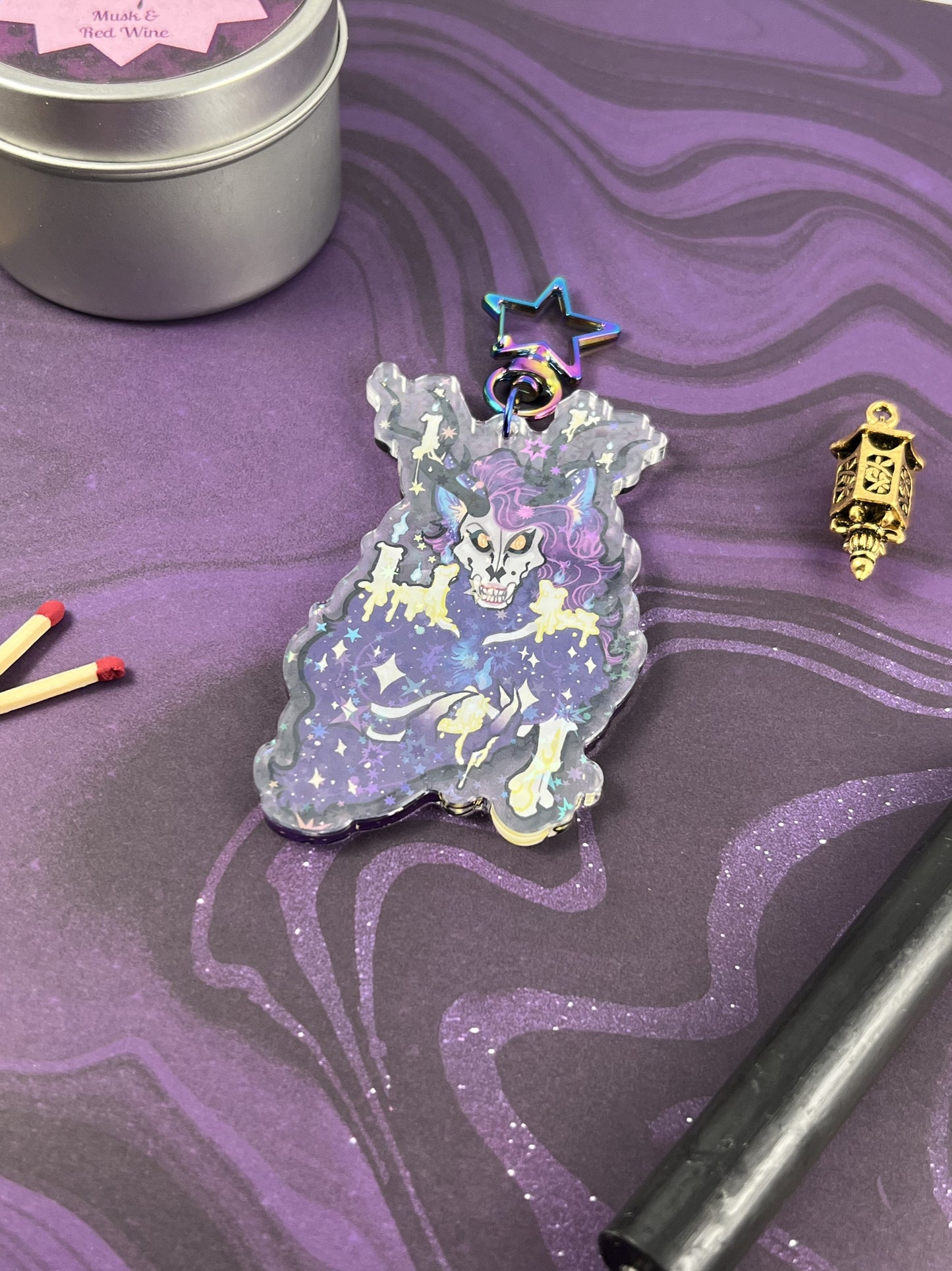 Venom and Vice Mascot Acrylic Keychain
