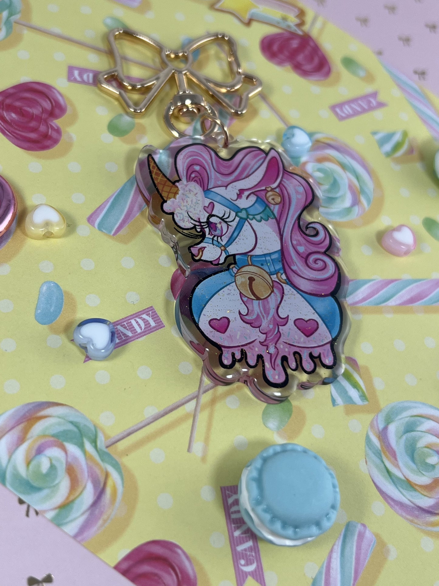 Venom and Vice Mascot Acrylic Keychain