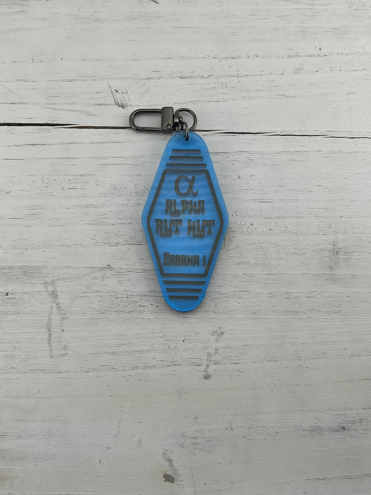 Acrylic Hotel Key Keychain