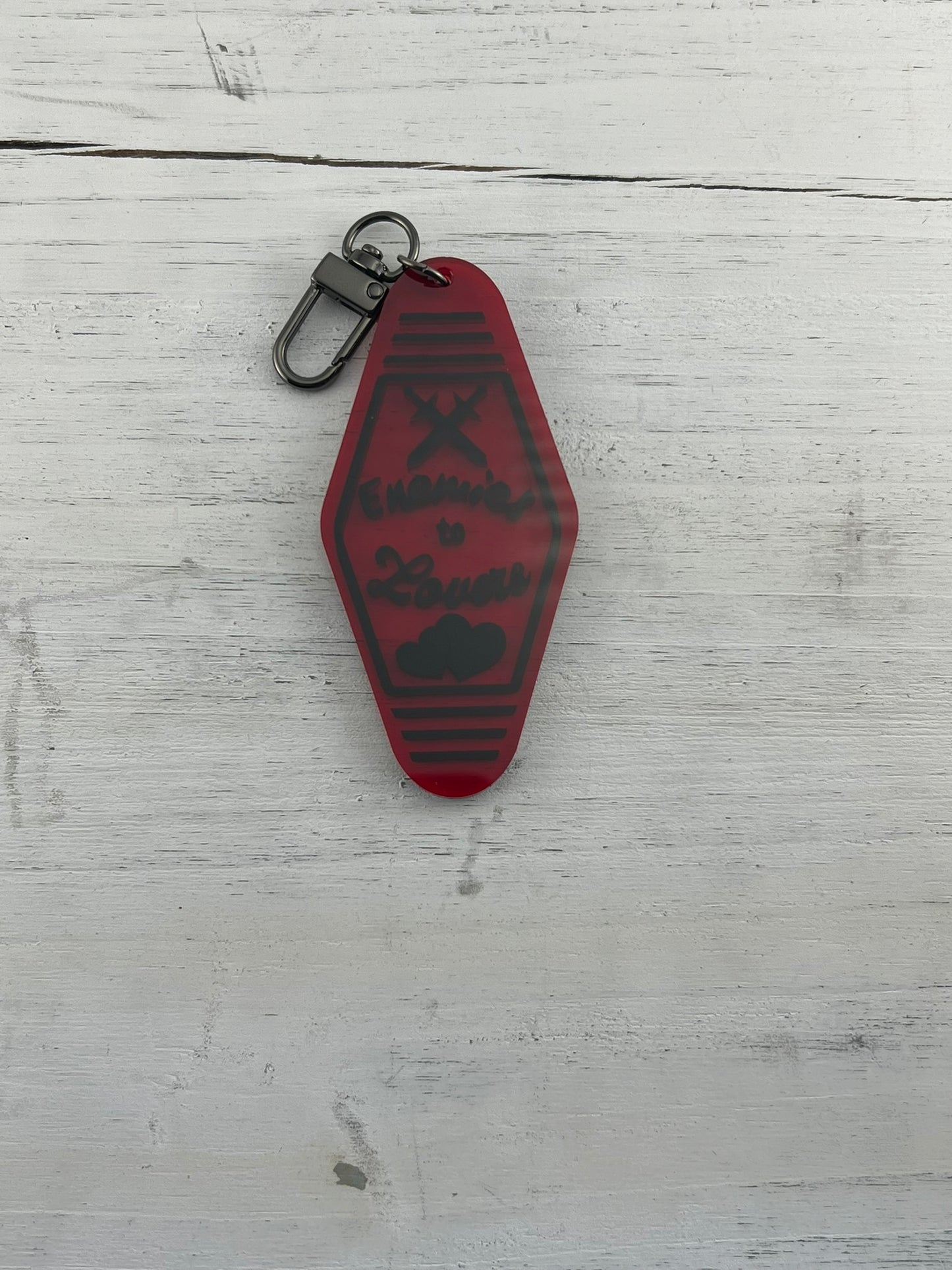 Acrylic Hotel Key Keychain