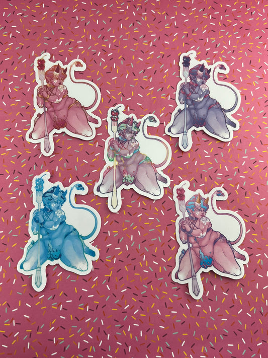 Ice Cream Demon OC Stickers