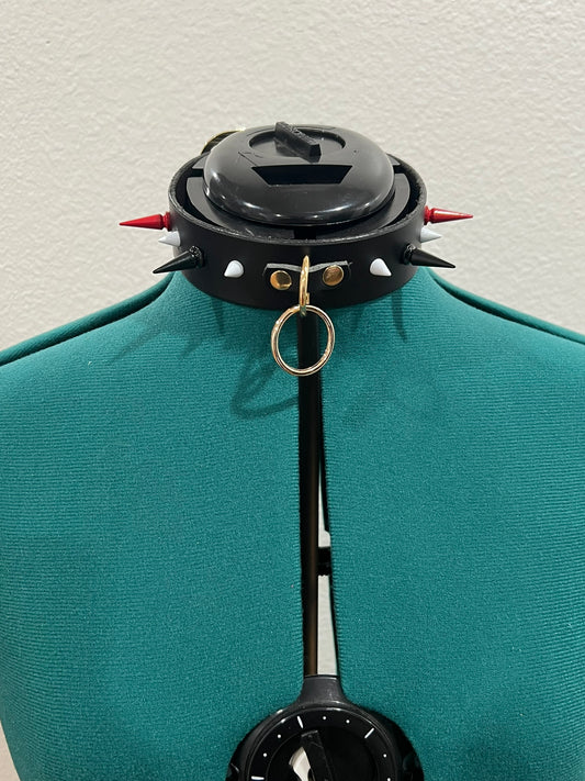 COMING SOON - "Circus Gun for Hire" Leather Choker Listing