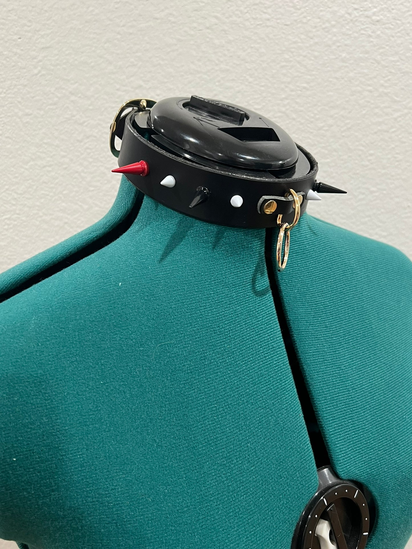 COMING SOON - "Circus Gun for Hire" Leather Choker Listing
