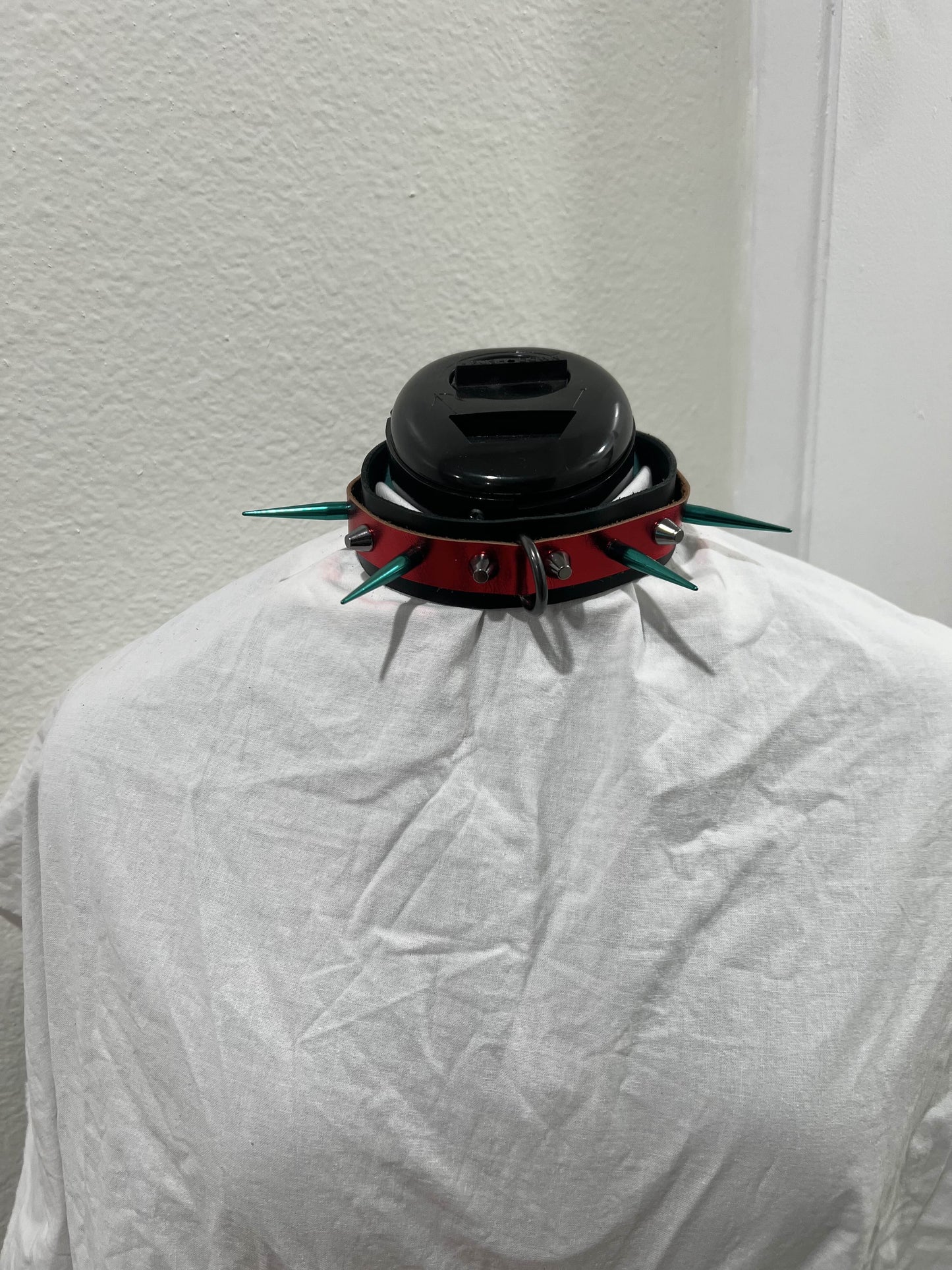 COMING SOON - "TV Shark" Leather Choker Listing - WIP
