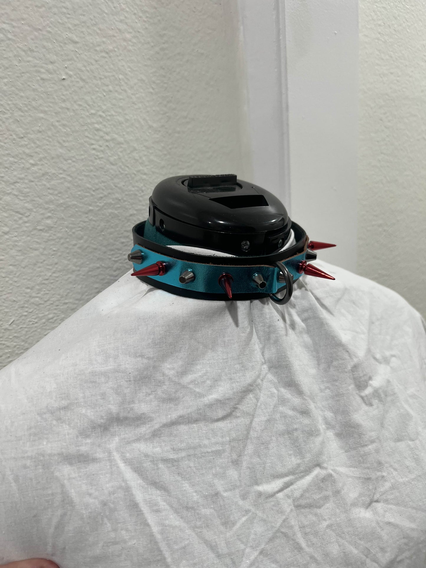 COMING SOON - "TV Shark" Leather Choker Listing - WIP