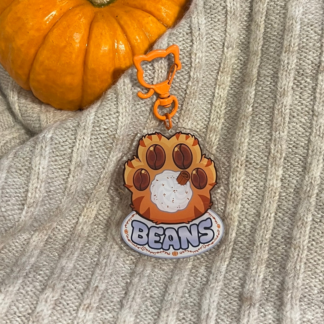 Brewed to Purrrfection Acrylic Keychains