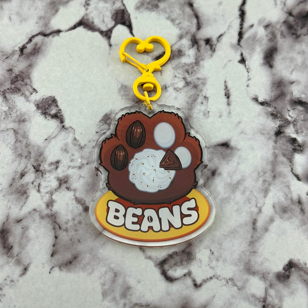 Brewed to Purrrfection Acrylic Keychains