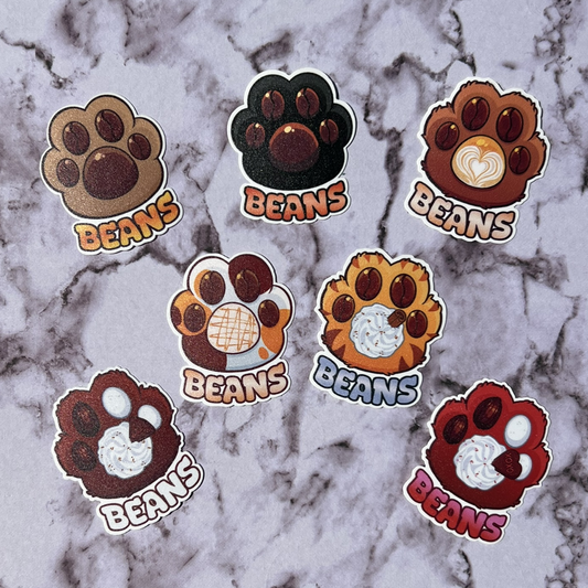 Brewed to Purrrfection Stickers