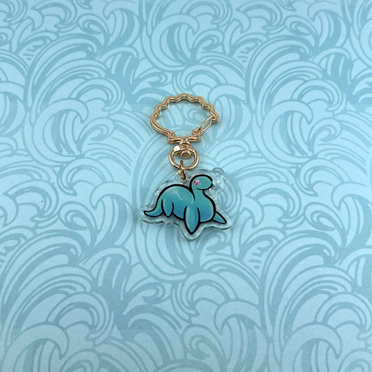 Bubbles Ripple Acrylic Keychain